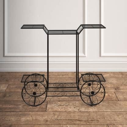 manzees Wrought Iron Foldable 6-Tier Indoor Outdoor Plant Stand ...