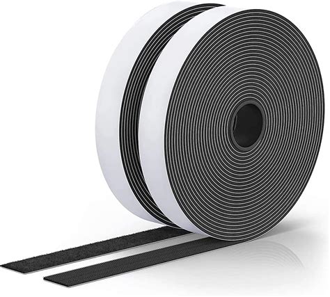 Welpro Nylon Self Adhesive Hook & Loop Tapes White (5M Hook+5M Loop ...