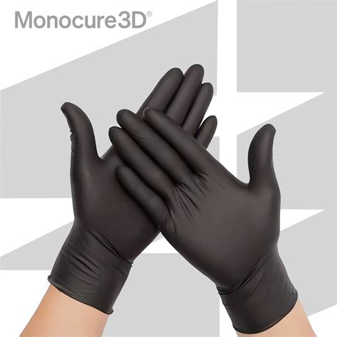 M3D Black Nitrile Gloves - Ultimate Heavy-Duty Protection