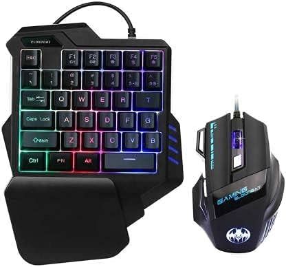 Amazon.in: Buy Laelr Half H& Gaming Keyboard & Mouse Combo 35 Keys PUBG ...