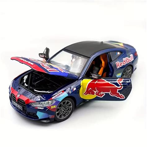 CCA (Cool Chic Auto) 1:24 Scale Diecast Model BMW M4 DTM Red Bull Live ...