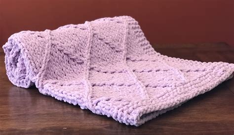 Chunky Knit Baby Blanket Free Pattern Very Easy And Quick To Make Up ...