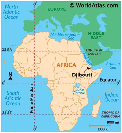 Djibouti Map / Geography of Djibouti / Map of Djibouti - Worldatlas.com