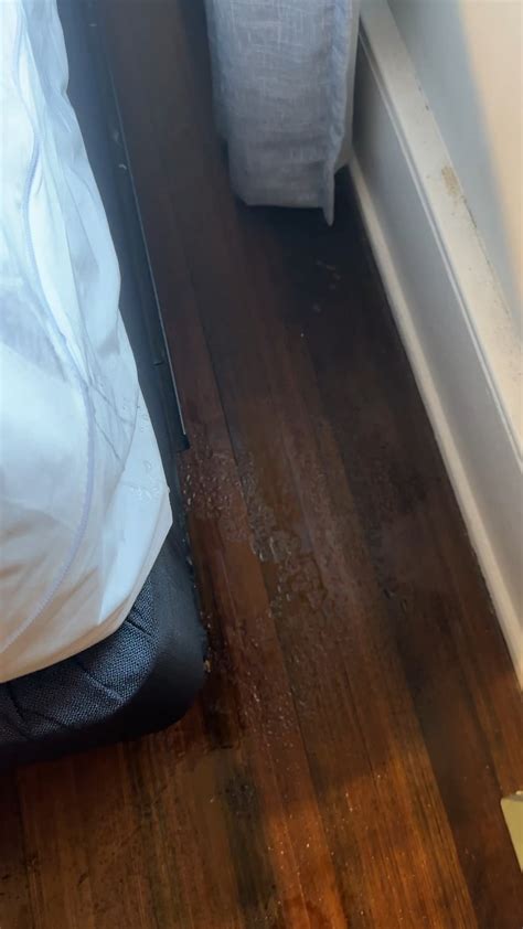 Asked landlord to fix AC vent because it’s leaking in my room every time it pours outside and it ...