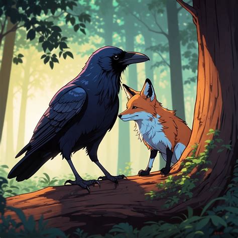 The Raven and the Fox - ThatsMyStorybook.com