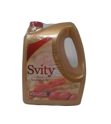 Svity Cooking Oil - Filtered Groundnut, 5L Can : Amazon.in