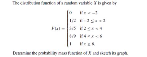 Image result for Distribution Function of a Random Variable