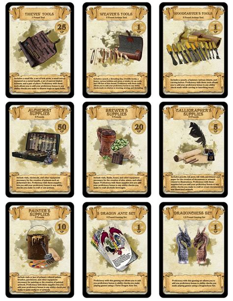 Dnd 5E Weapon Cards at Jeff Updike blog