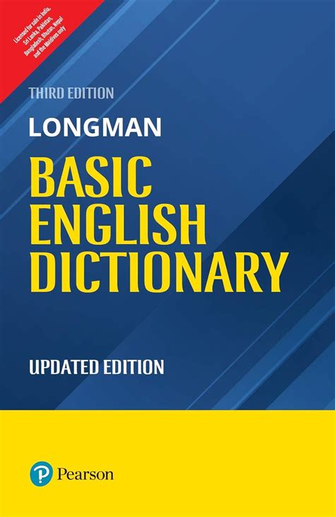 Buy Longman Basic English Dictionary |Third Edition | By Pearson Book ...