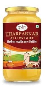 Ovlin PROFESSIONAL 100% A2 tharparker Cow Ghee | Vedic Bilona Method ...