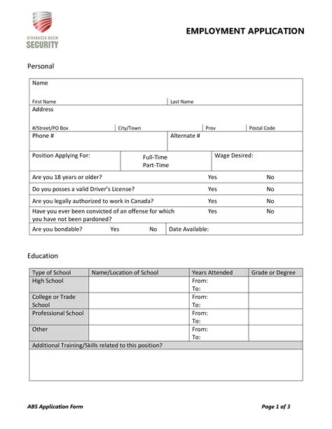 Reason For Leaving Job On Application Form | Templates at allbusinesstemplates.com