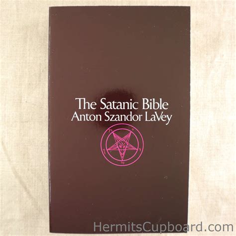 Satanic Bible | Hermits' Cupboard