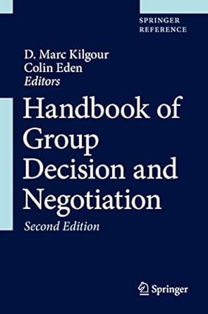 Buy Handbook of Group Decision and Negotiation Book Online at Low ...