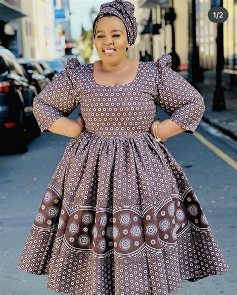 Pin by moyoduduza on shweshwe flair | Makoti dresses african women ...