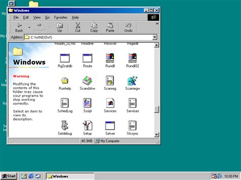 Image result for Windows 98 File Explorer