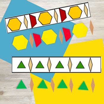Image result for Pattern Block Activity Cards