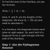 7. Each side of a rhombus is 13 cm and the length of one diagonal is 24 ...