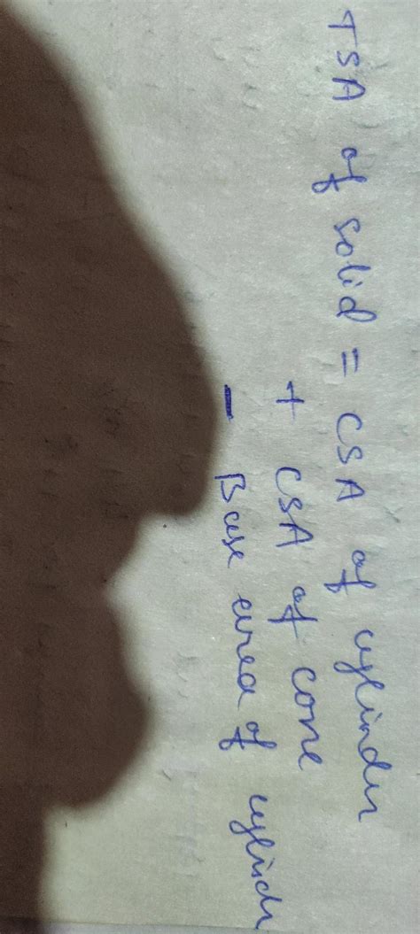 8. From a solid cylinder whose height is 2.4 cm and diameter 1.4 cm, a ...