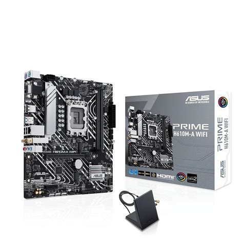 ASUS Prime H610M-A WiFi - Motherboard - Micro ATX - LGA1700 Socket ...