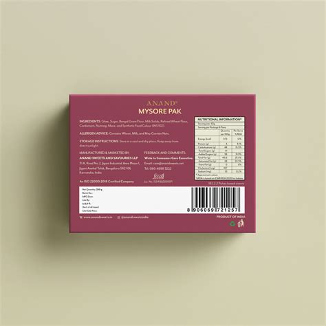 Buy Mysore Pak Online - Anand Sweets & Savouries