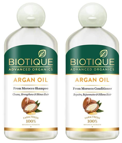 Buy Biotique Argan Oil Hair Shampoo from Morocco (Cleans, Strengthens ...
