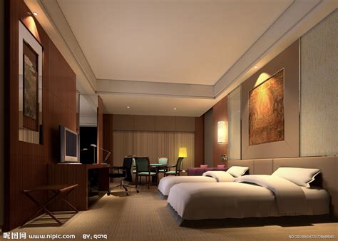 酒店客房设计设计图__室内设计_环境设计_设计图库_昵图网nipic.com