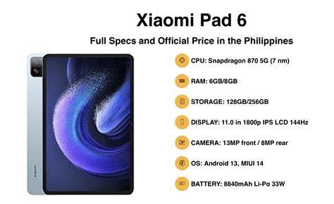 Size Of Xiaomi Pad 6