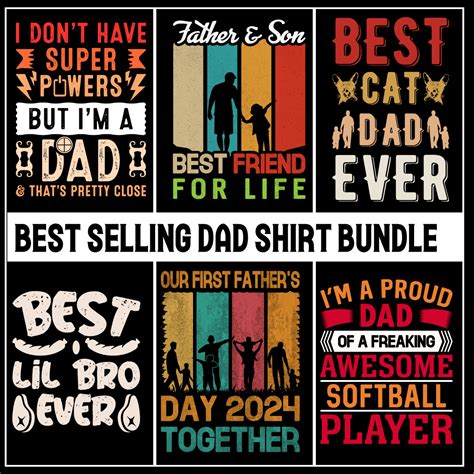 485+ Father’s Day T-shirt Design Images & Templates 2024 - MasterBundles