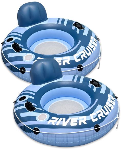 TINSUN Heavy Duty River Float Tubes for Adults - Upgraded Design Sport ...