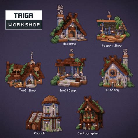 Taiga Village Revamp - Minecraft | Minecraft designs, Minecraft houses ...