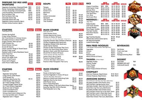 Menu at Asian Dynasty Noida, Noida