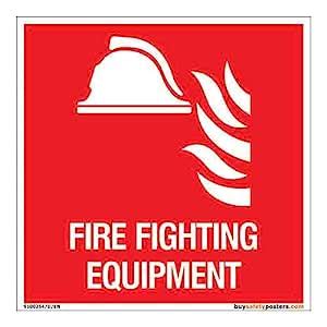 buysafetyposters.com - Fire Fighting Equipment Sign in English - Hard ...