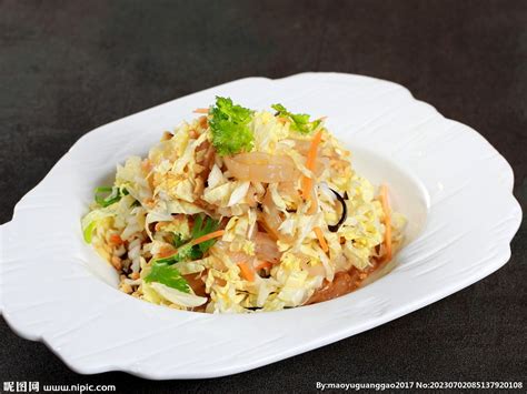捞汁海蜇,中国菜系,食品餐饮,摄影素材,汇图网www.huitu.com
