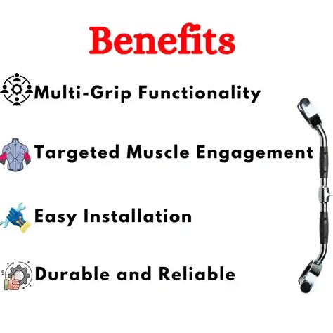 Buy Premium Lat Bar Handle | Heavy-Duty Attachment for Back & Shoulder ...