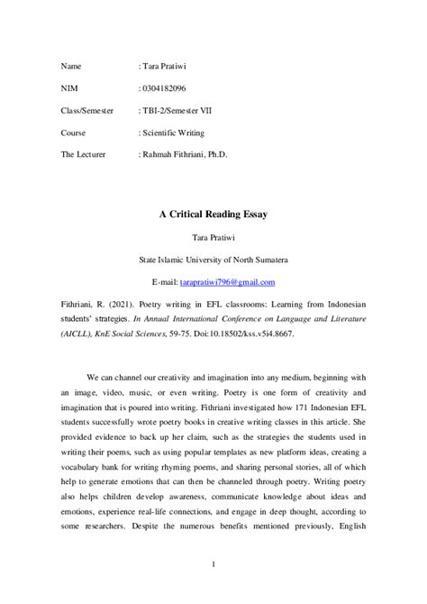 Image result for Essay Reading