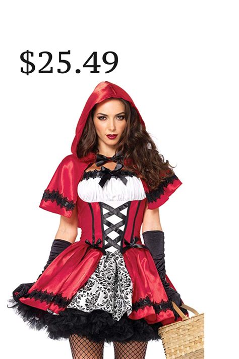 Leg Avenue Women's Gothic Red Riding Hood Costume | Red riding hood ...