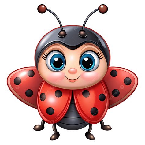 Ladybug Cartoon Clip Art Clipart Ladybug In Cartoon Style. Cute Clip