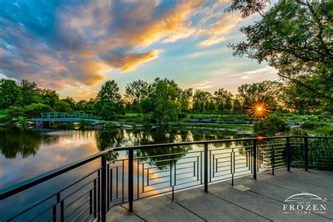 Cox Arboretum Sunset No. 3 | Art of Frozen Time