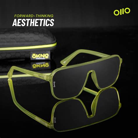 Ryft | Spark Lime Polarized Sunglasses Online in India - OKNO By ...
