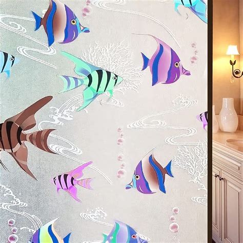 Buy ONEHOME Vinyl Frosted Window Self Adhesive Privacy Glass Film for ...