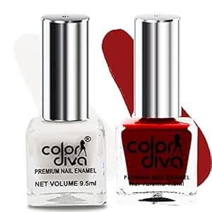 Buy COLOR DIVA Cherry Blossom Nail Polish, 9.5ml Each | Quick-Drying ...