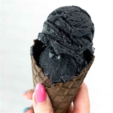 Black Ice Cream Flavor Toasted Black Sesame (Goma) Ice Cream – Vegan