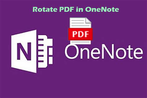 Image result for How to Rotate PDF in OneNote