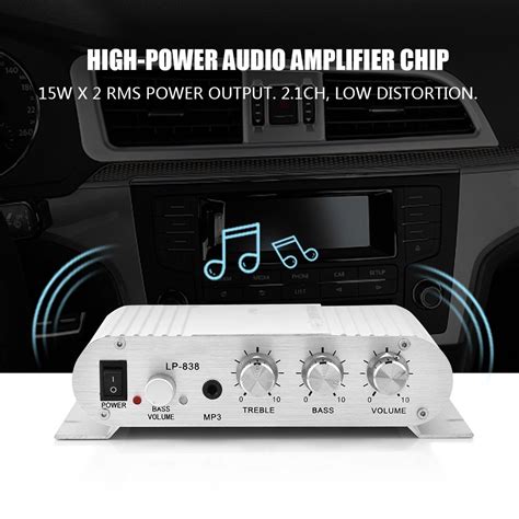 ASHATA Power Amplifier Stereo Amplifier,Digital Amp Mini India | Ubuy