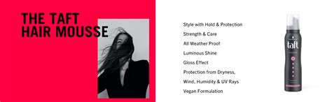 Schwarzkopf TAFT Power Hold 5 Hair Mousse, Lasts 24 Hours, Cashmere ...