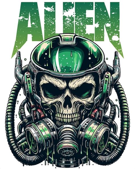 Alien Cyborg Skull Face 的图像结果