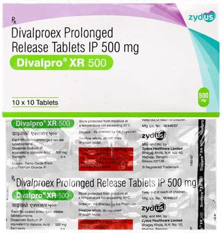 Divalpro Xr 500 Tablet 10: Uses, Side Effects, Price & Substitutes