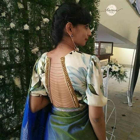 49+ Blouse Back Neck Designs