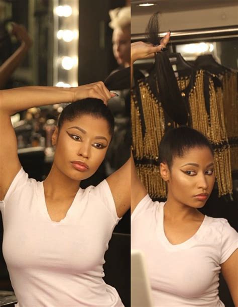 Beauty: Under The Wiggery - Nicki Minaj Reveals Long & Healthy Natural ...