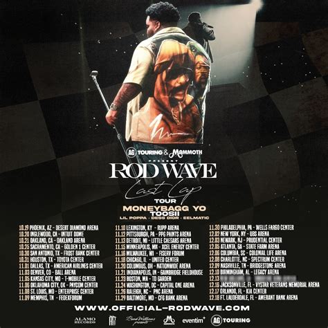 Rod Wave Unveils Dates For 36-City 'Last Lap Tour' - Pollstar News